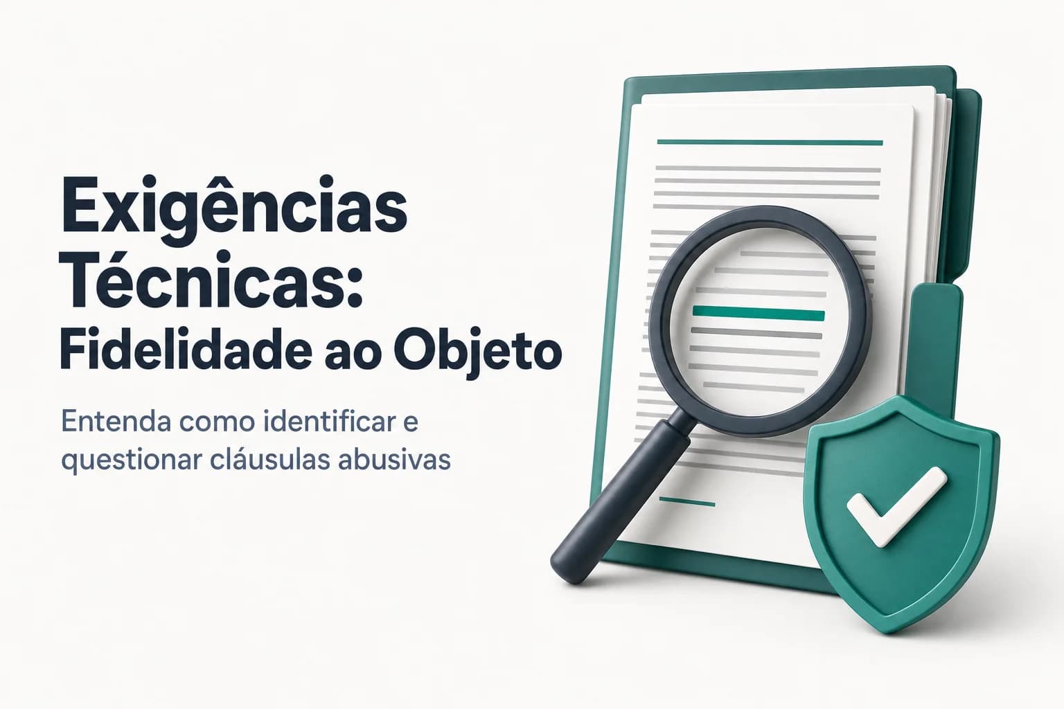 Imagem ilustrativa de um edital de licitação com destaque para as exigências técnicas e o Acórdão 2666/2025 do TCU.
