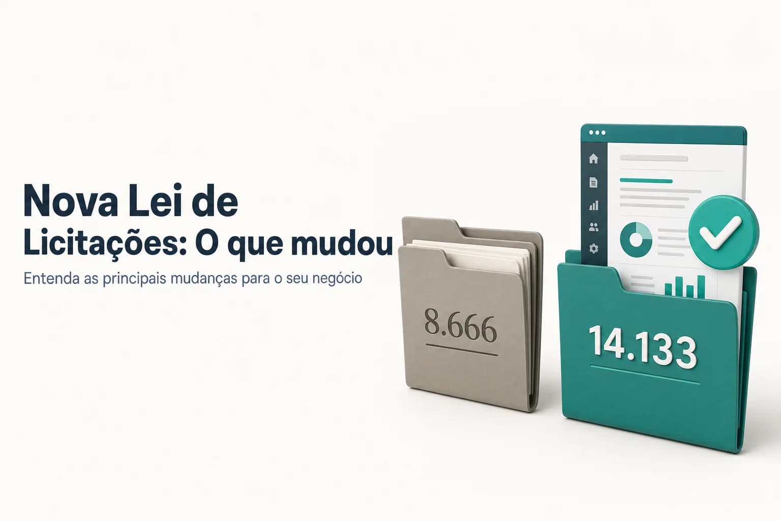 Comparação entre as Leis 8.666/93 e 14.133/21 para fornecedores de licitações públicas