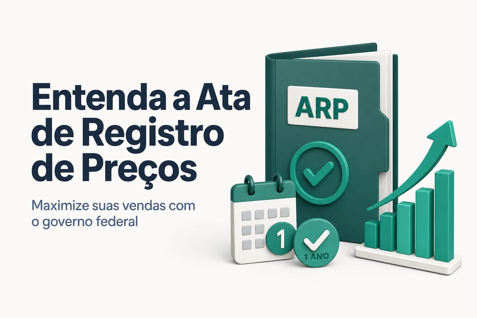 Documento de Ata de Registro de Preços sobre mesa, com caneta e carimbo, em escritório