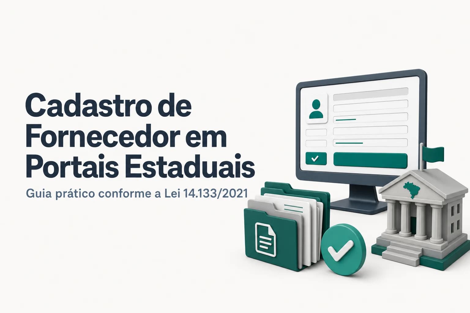 Tela de cadastro no portal BEC-SP mostrando formulário de fornecedor