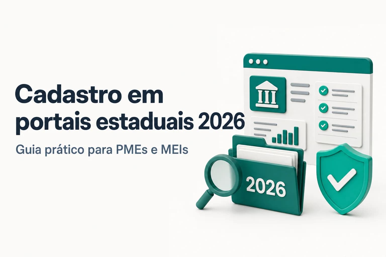 Guia de cadastro em portais de compras estaduais com foco em BEC-SP, Licitações-e e PNCP para 2026