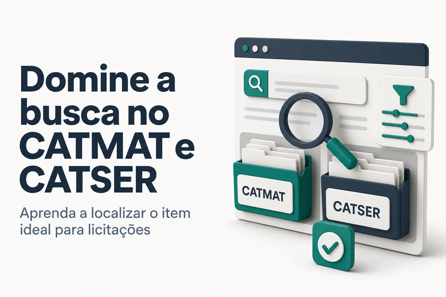 Interface da ferramenta de busca do CATMAT/CATSER no Portal de Compras do Governo Federal