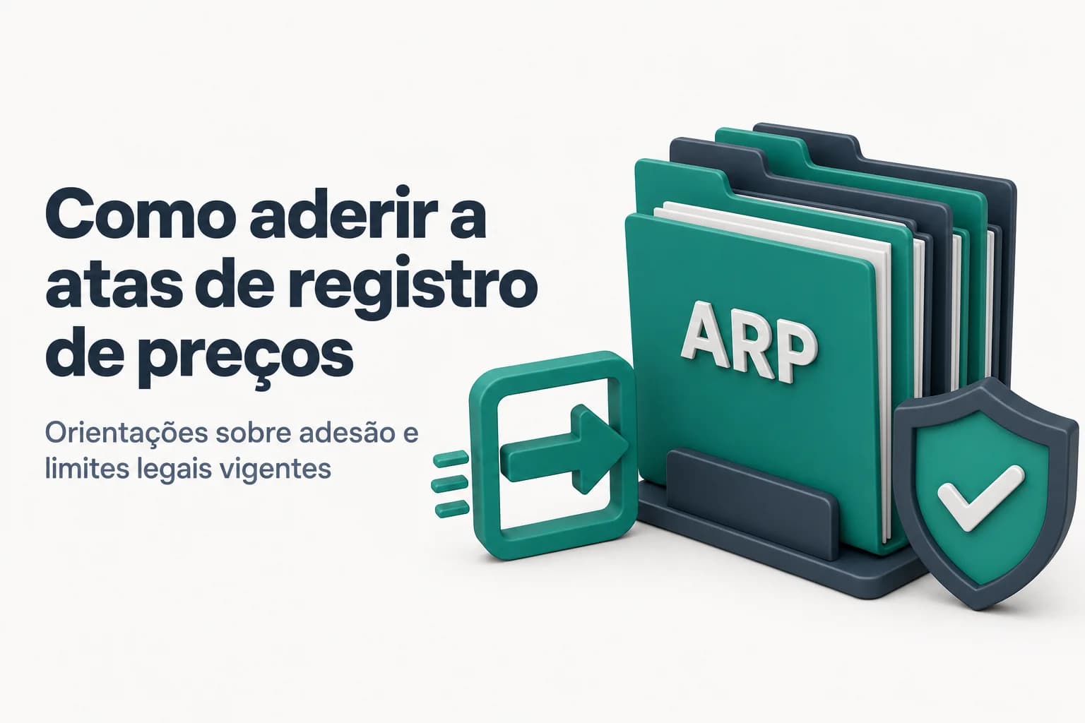 Guia visual para consulta de atas de registro de preços e adesão (carona) em licitações públicas.