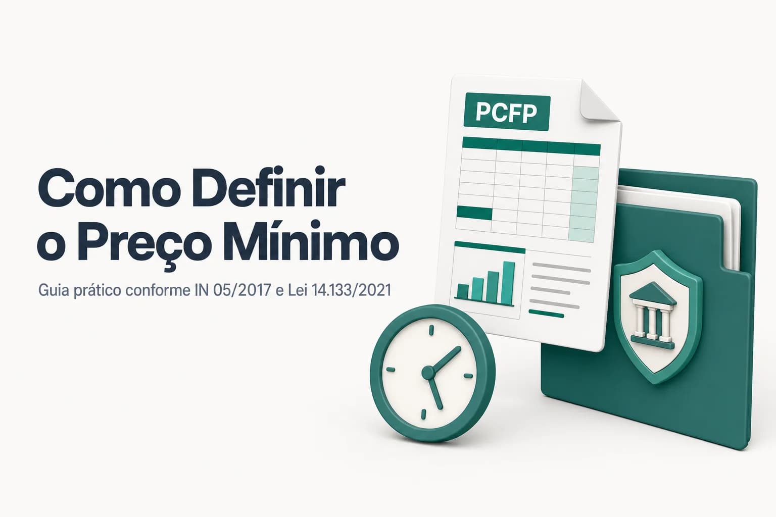 Planilha de Custos e Formação de Preços (PCFP) para serviços com dedicação exclusiva de mão de obra em licitações públicas.