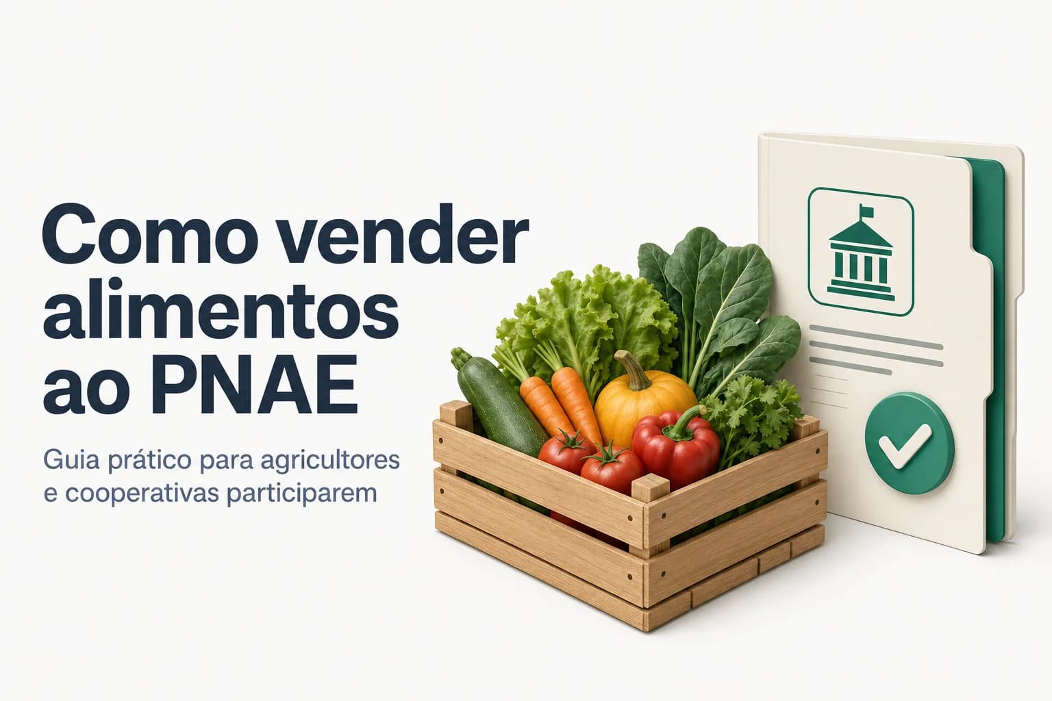 Produtos da agricultura familiar embalados para entrega em escola pública pelo PNAE.