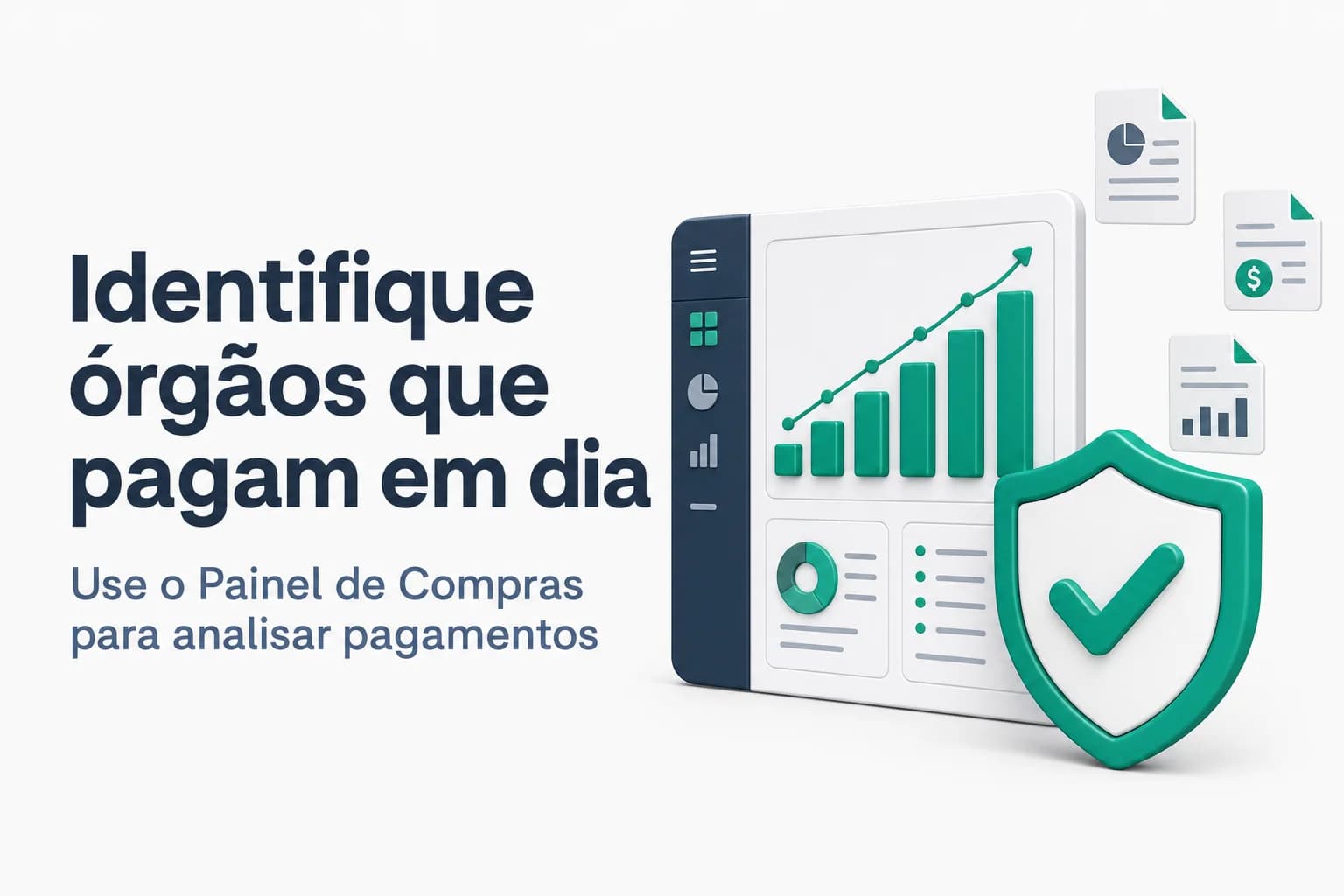 Tela do Painel de Compras do Governo Federal mostrando filtros por órgão e valor de compras.