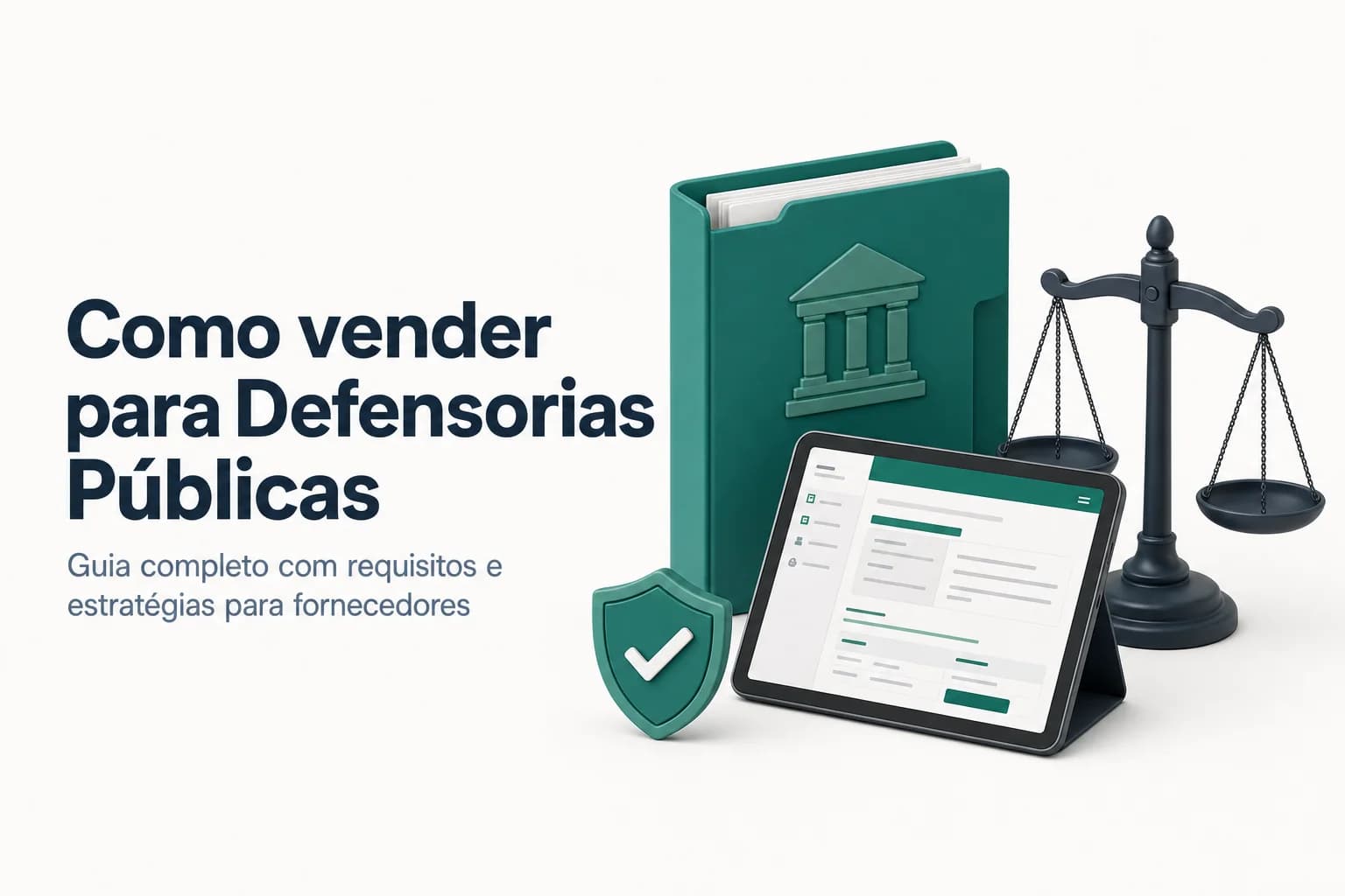 Guia completo para fornecedores que desejam vender para as Defensorias Públicas no Brasil, com informações sobre licitações e contratos.