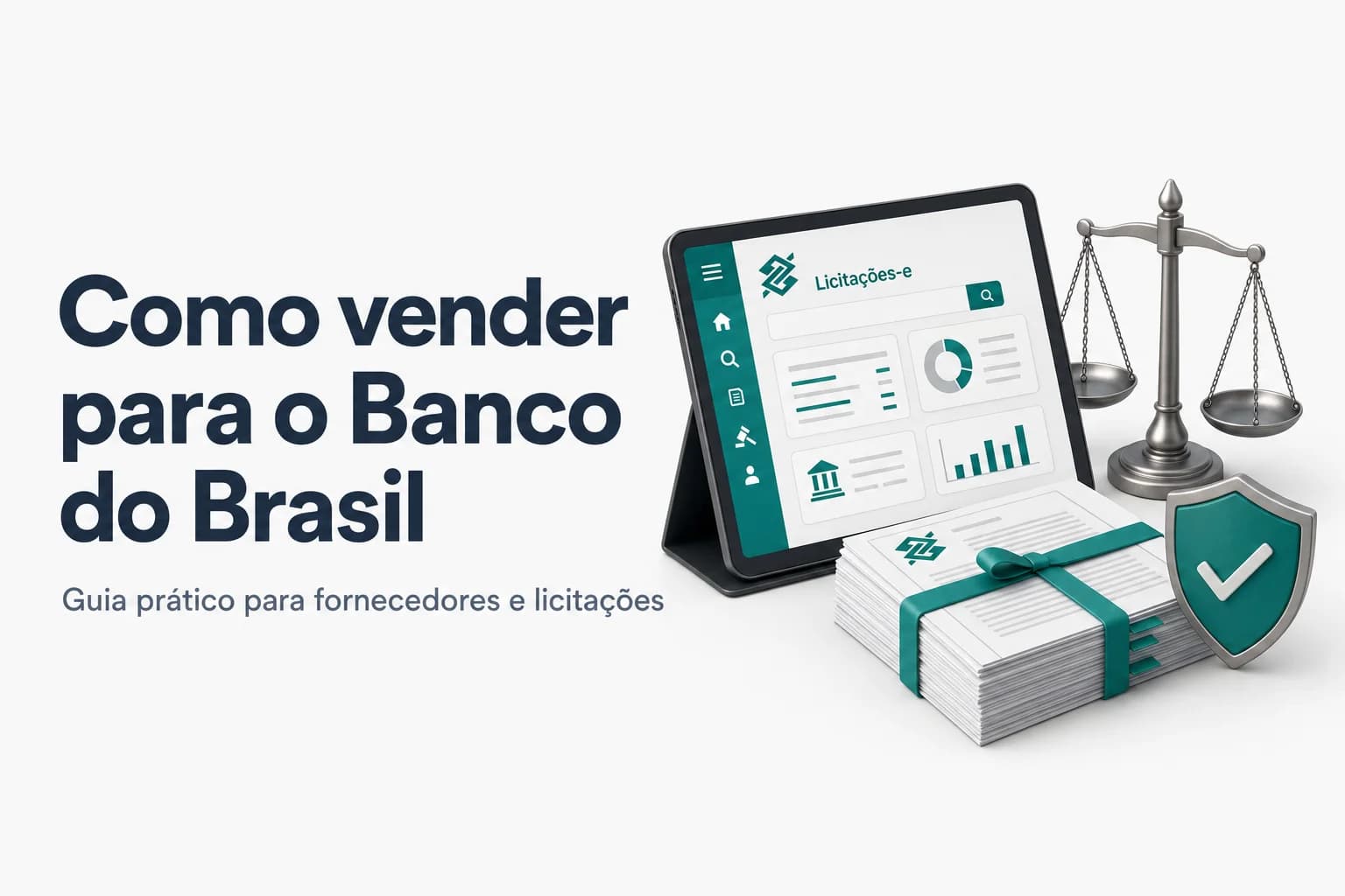 Tela inicial do portal Licitações-e do Banco do Brasil com aviso de novas licitações abertas