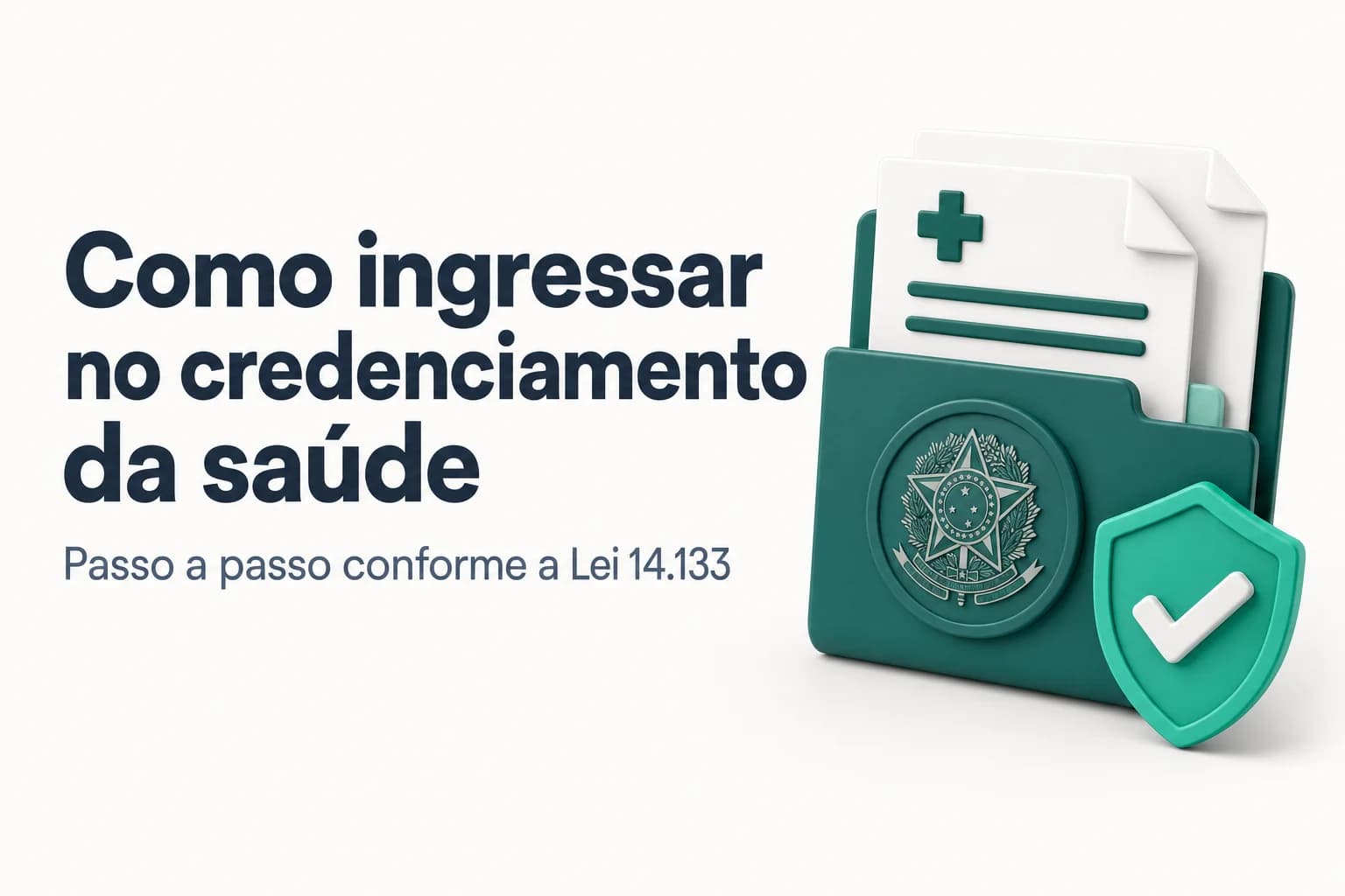 Documentos sobre credenciamento na saúde pública sobre a Lei 14.133/2021