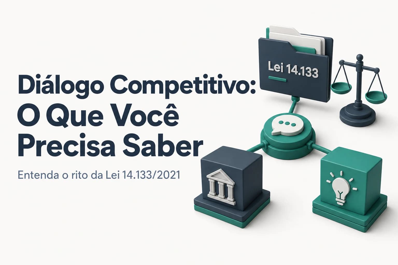 Ilustração sobre o diálogo competitivo na Lei 14.133/2021
