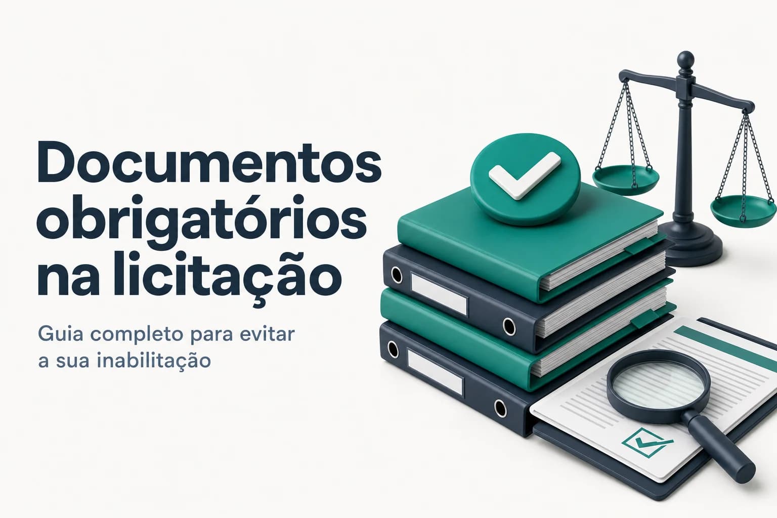 Documentos obrigatórios para participação em licitações públicas: guia completo sobre habilitação.