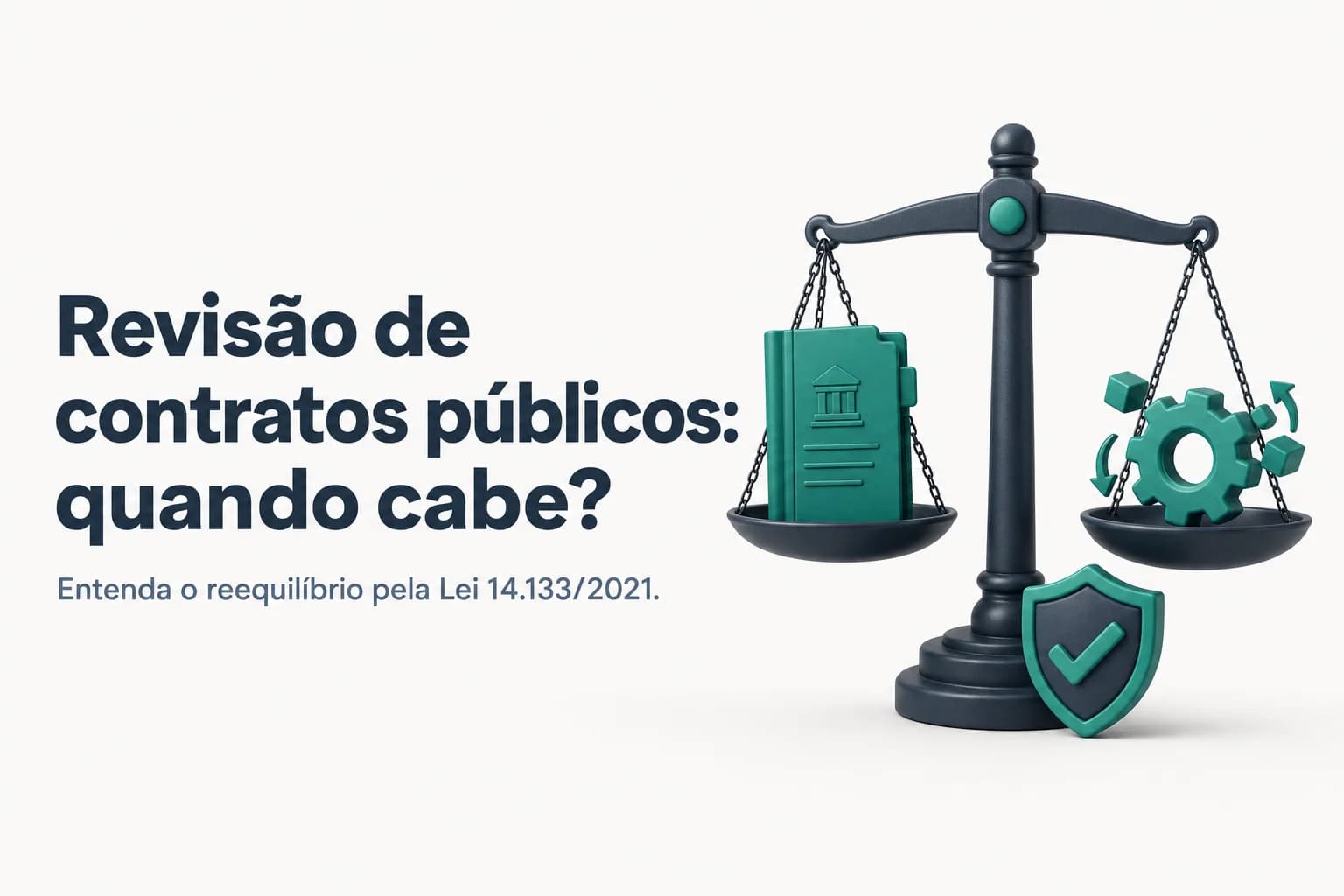 Imagem ilustrativa de um contrato público com cláusulas de revisão por eventos imprevisíveis.