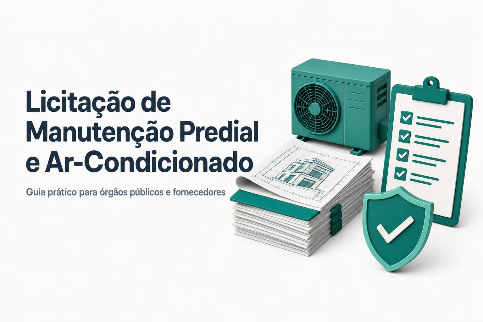 Guia de licitação para manutenção predial e ar-condicionado em órgãos públicos