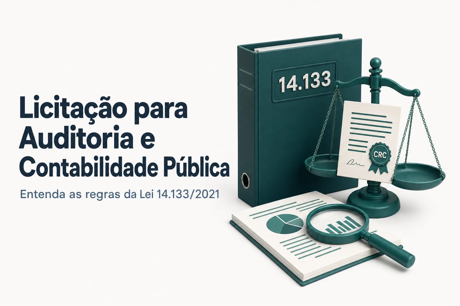 Documentos de licitação e calculadora sobre a mesa, representando a contratação de auditoria e serviços contábeis para órgãos públicos.