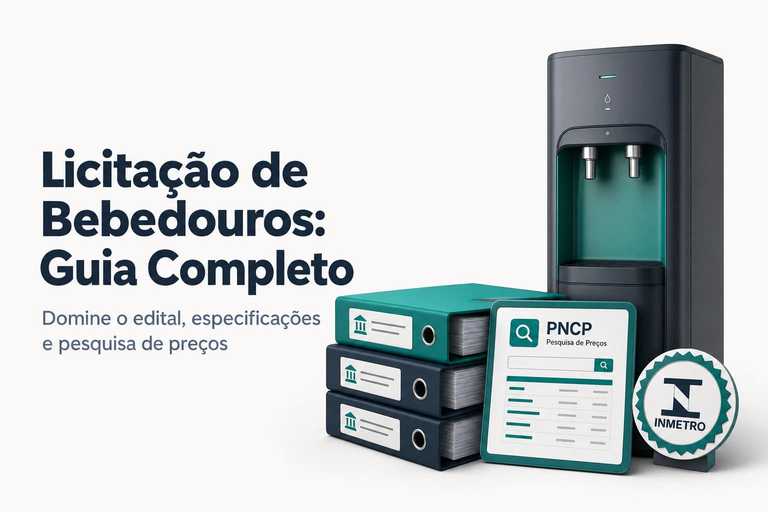Bebedouro industrial em ambiente público com selo INMETRO