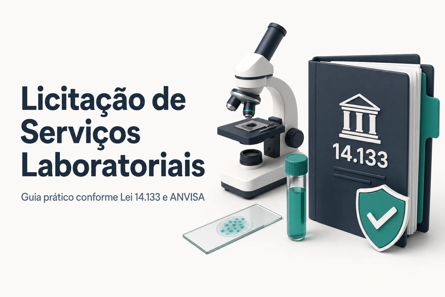 Documentos de licitação para serviços laboratoriais e diagnóstico terceirizado