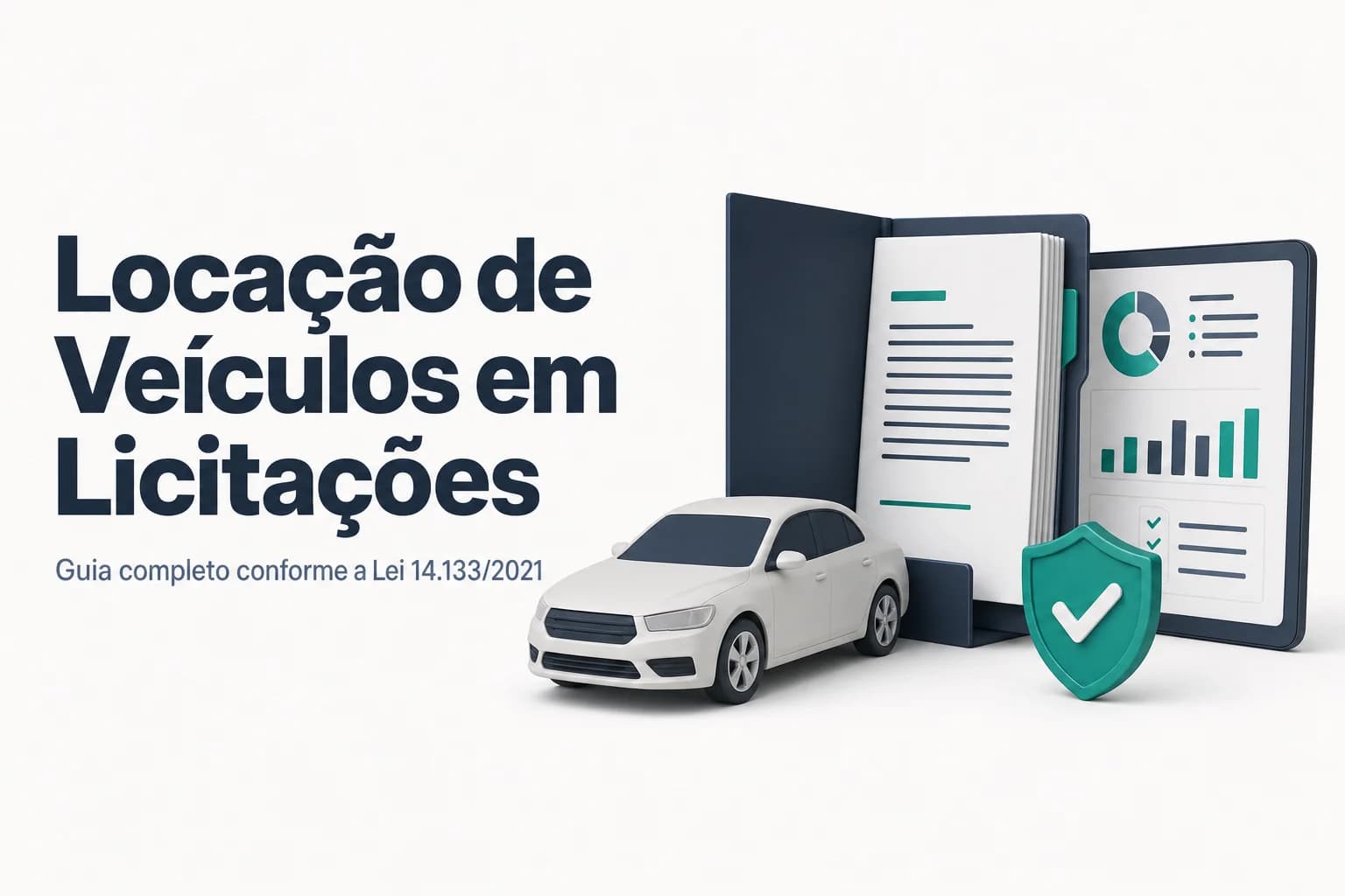 Guia completo sobre licitação para locação de veículos sem motorista para órgãos públicos pela Lei 14.133/2021