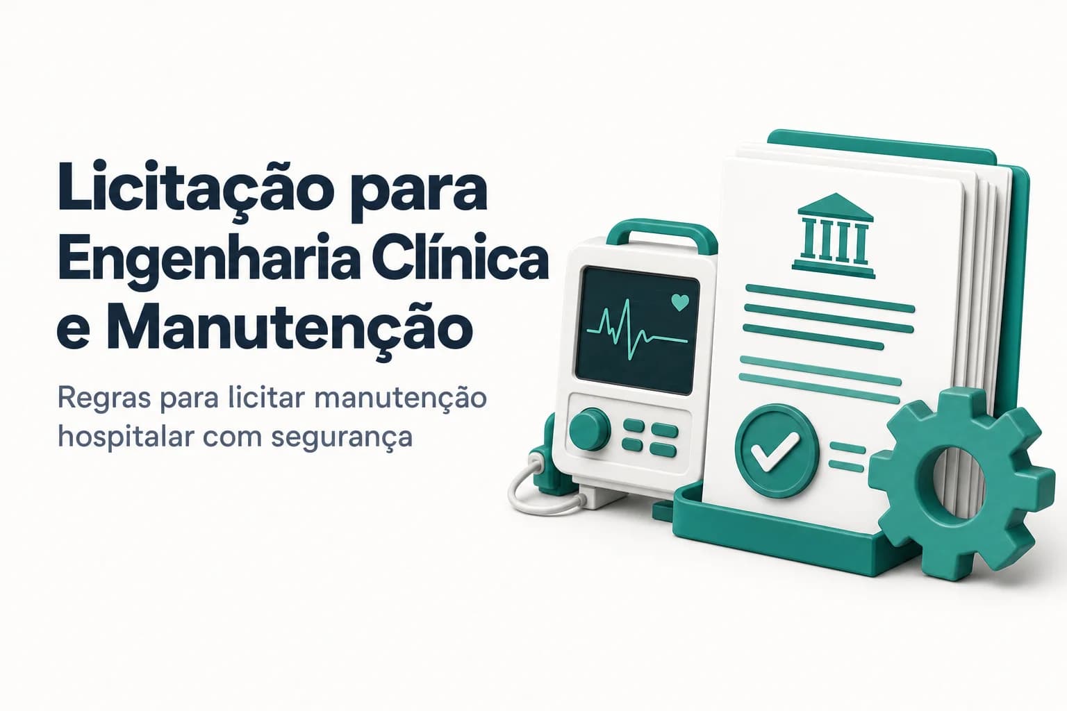 Documento de licitação para serviços de manutenção de equipamentos médico-hospitalares.