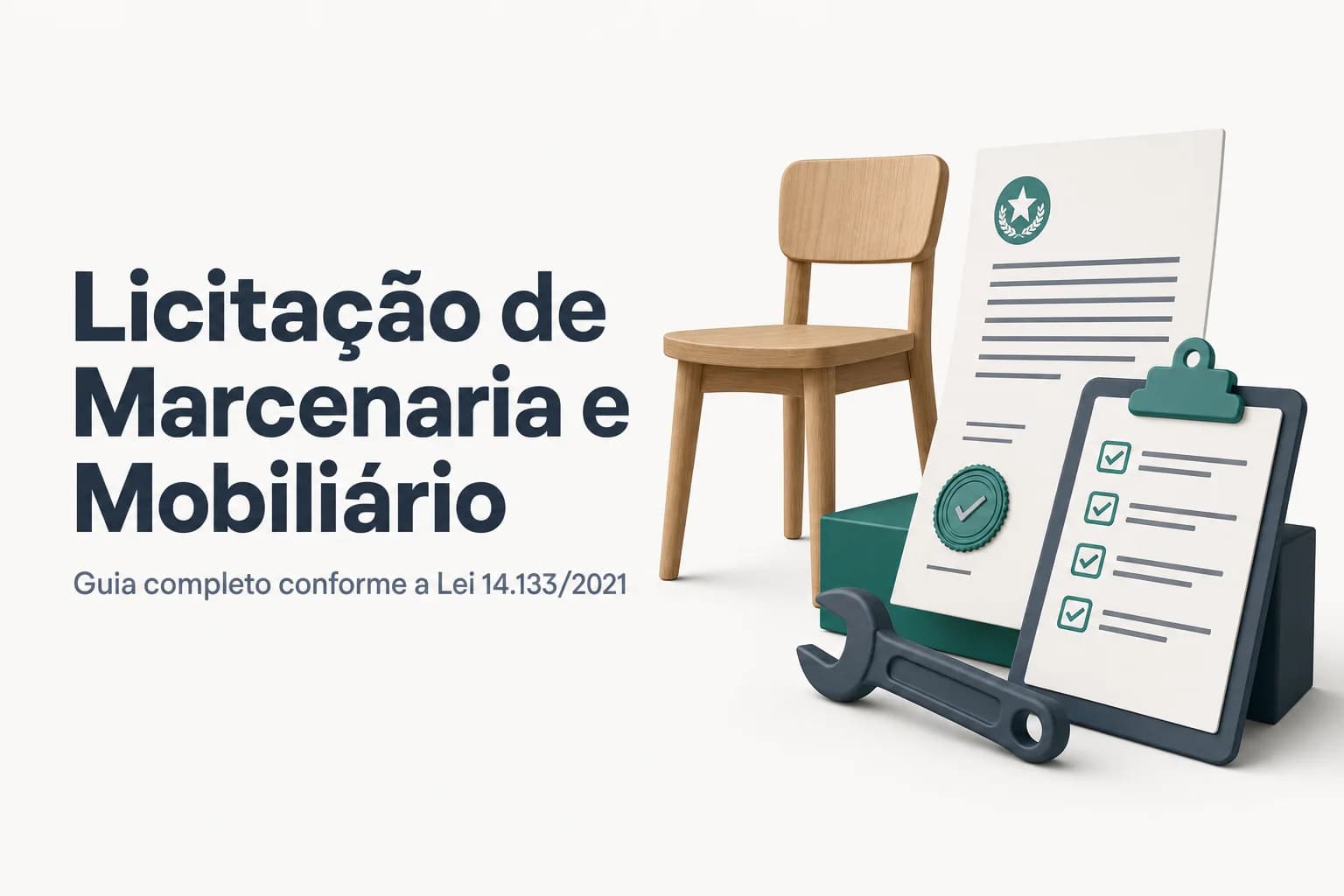 Guia sobre licitação de serviços de marcenaria e reparo de mobiliário público para órgãos públicos