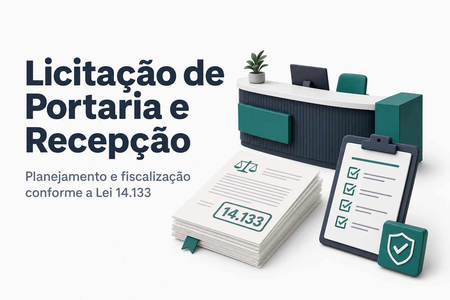 Guia prático de licitação para serviços de portaria e recepção com base na Lei 14.133/2021