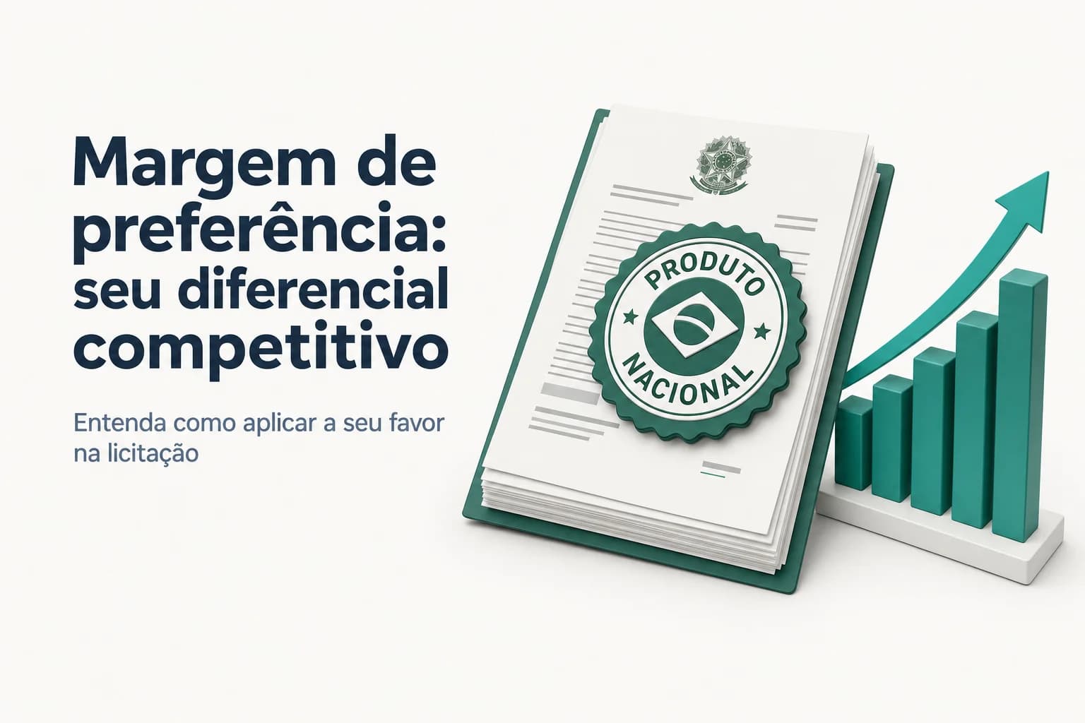Gráfico comparativo entre margem de preferência para produto nacional e tratamento para ME/EPP.