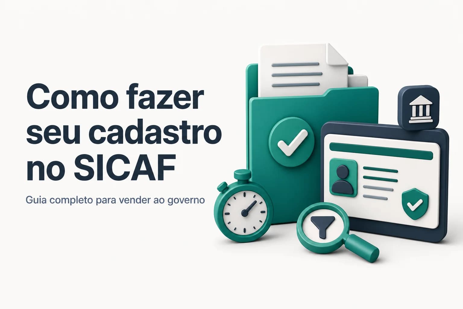 Tela do portal Compras.gov.br mostrando o acesso ao SICAF com conta Gov.br.