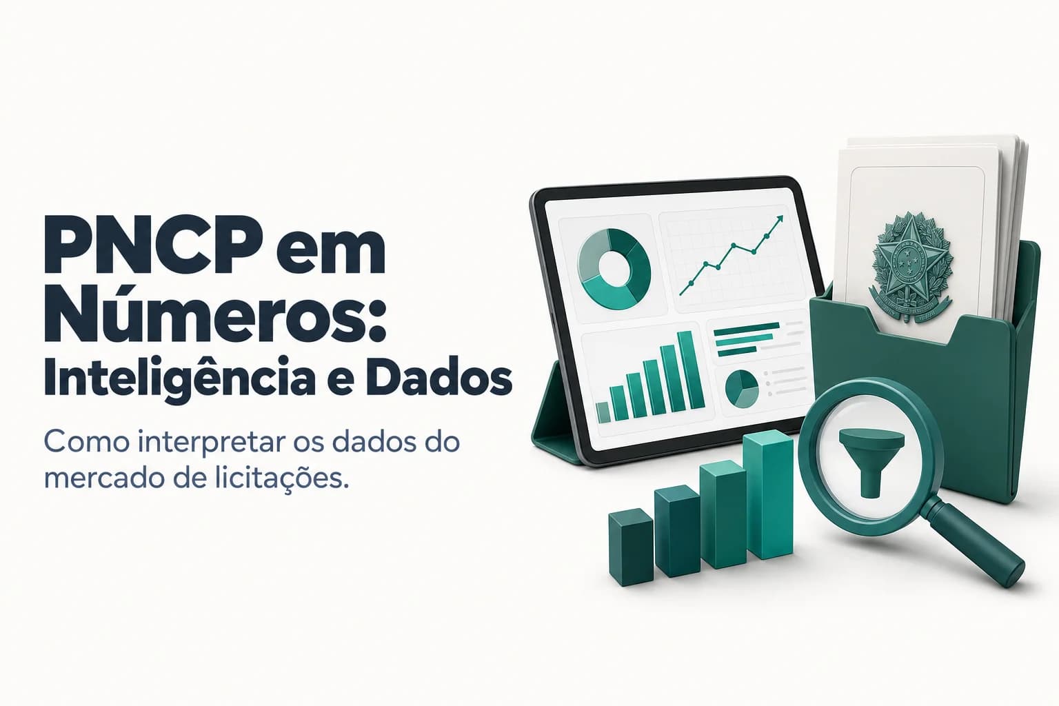 Painel do PNCP em Números mostrando indicadores de contratações públicas no Brasil em 2026