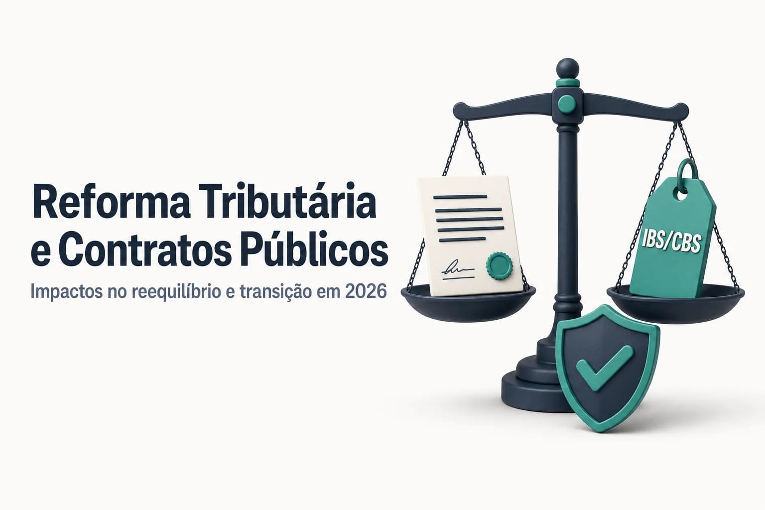 Gráfico comparativo entre os tributos antigos (PIS, COFINS, IPI, ICMS, ISS) e o novo modelo IBS/CBS, com destaque para o início da transição em 2026.