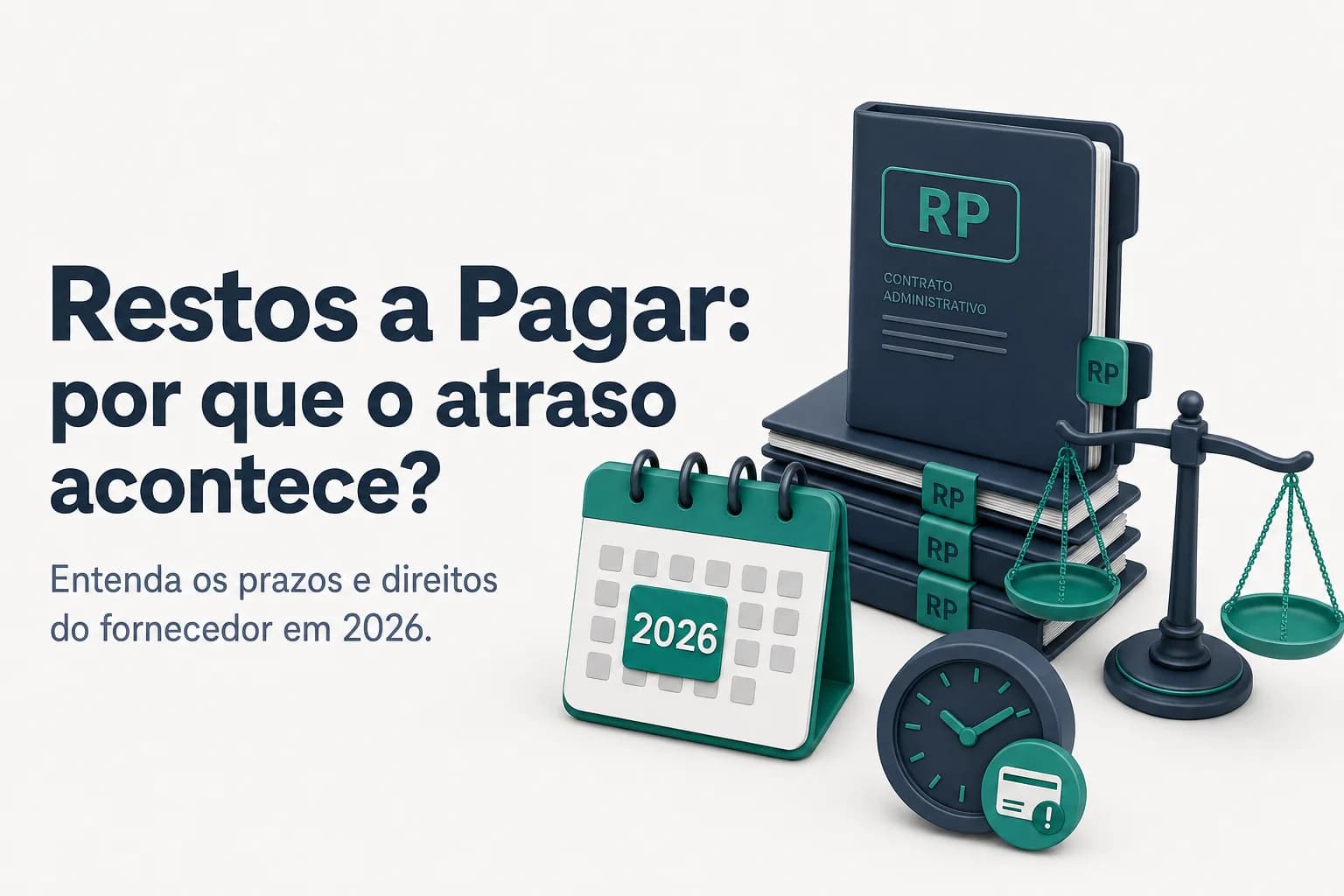 Documento financeiro com carimbo de 'Restos a Pagar' e cronograma em fundo azul
