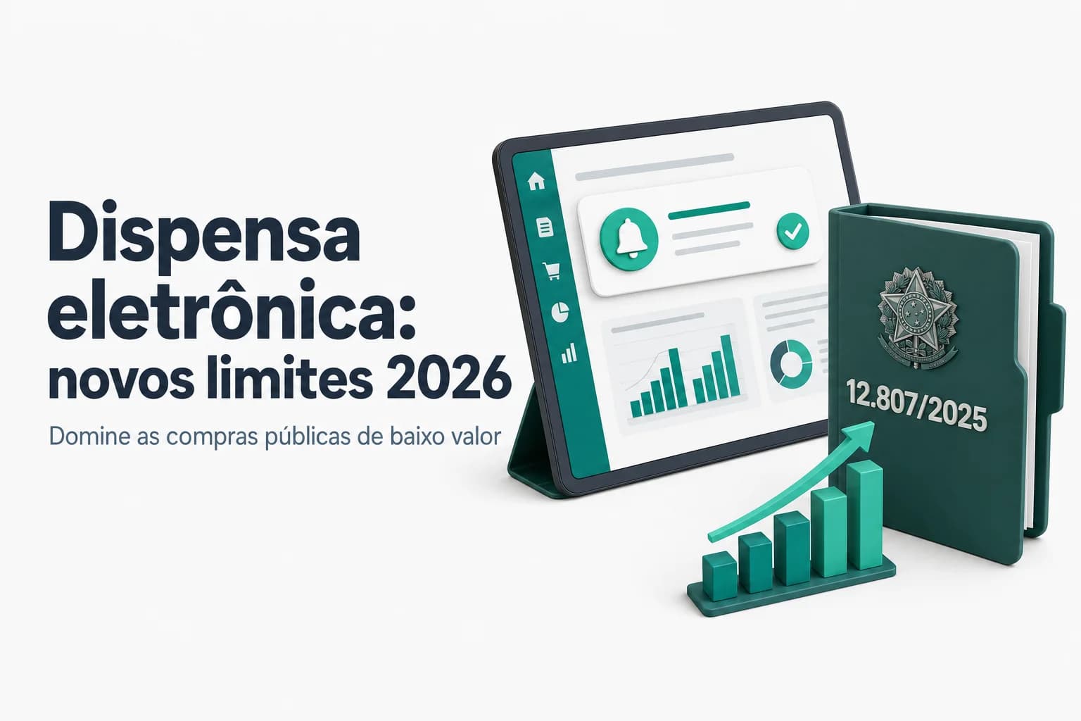 Interface do sistema Compras.gov.br mostrando tela de dispensa eletrônica com valores de limites máximo.